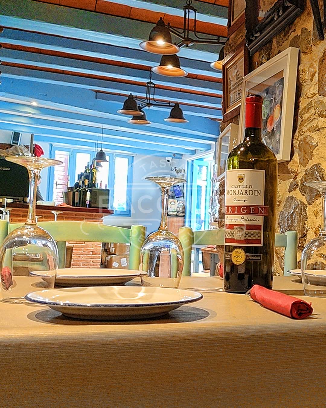 Vista del interior del restaurante